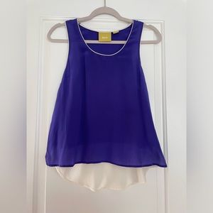 Anthropologie - Silk - Women’s High Low Tank Top - Size 4 P